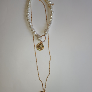 Fashion Jewelry Faux Pearl Beaded Necklace